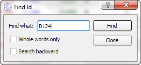 Figure 13: find individual by name (Find Id dialog)